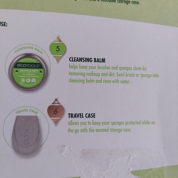 EcoTools 6 Days of Blending Holiday Makeup Sponge Blender Gift Set, 6 Pieces - Picture 5 of 5